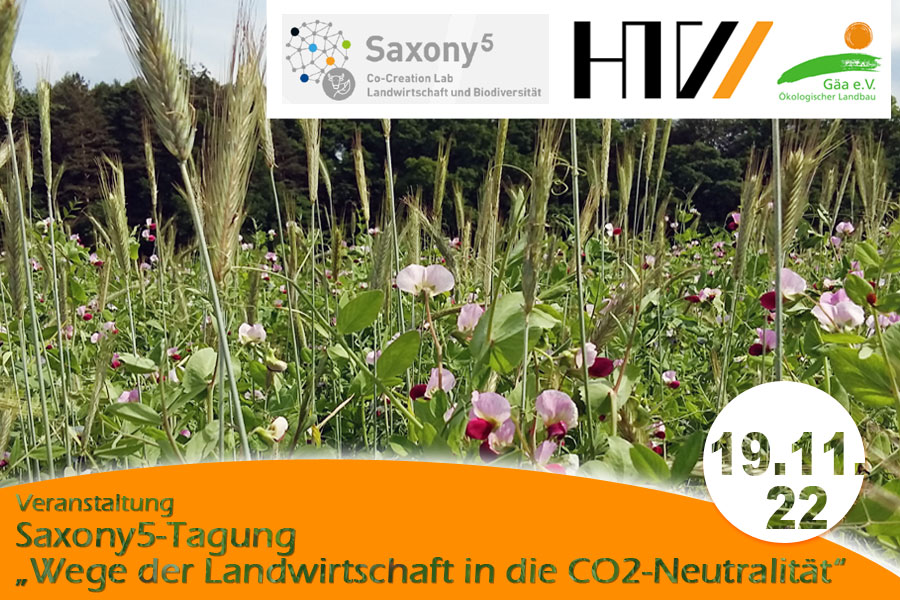 Saxony5-Tagung „Wege der Landwirtschaft in die CO2-Neutralität“